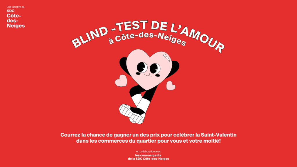 Blind-Test de l’amour à Côte-des-Neiges (2e édition)